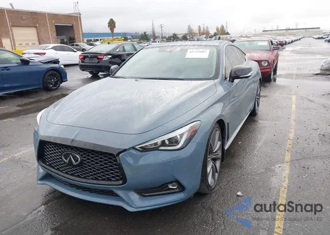 2021 Infiniti Q60 Red Sport 400 from USA, damaged, VIN JN1FV7LKXMM530513